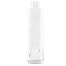 botella de agua de cristal flaska de rosca sin funda