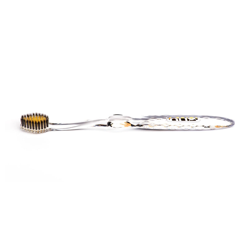 Cepillo de Dientes Antibacterias con Filamentos de ORO y Carbón Activo - Amoreco