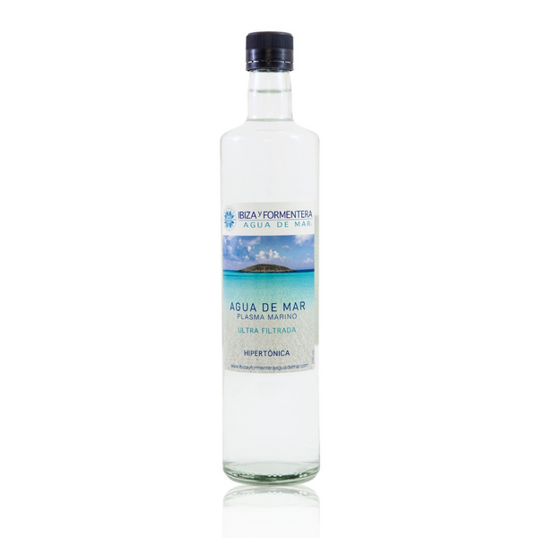 Agua de Mar Hipertonica 750ml - Ibiza y Formenter agua de mar - Amoreco