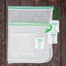 5 x Bolsas Reutilizables para Fruta y Verdura Hechas de Plástico Reciclado - Amoreco
