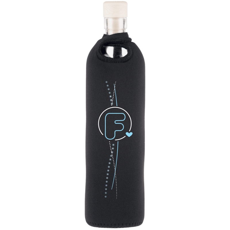 Botella de Vidrio con funda de Neopreno - AUTÉNTICA - Amoreco