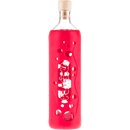 Botella de Vidrio con funda de Silicona - HIBISCUS - Amoreco