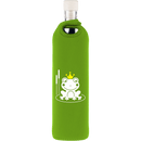 Botella de Vidrio para Niños con Funda de Neopreno - RANITA - Amoreco