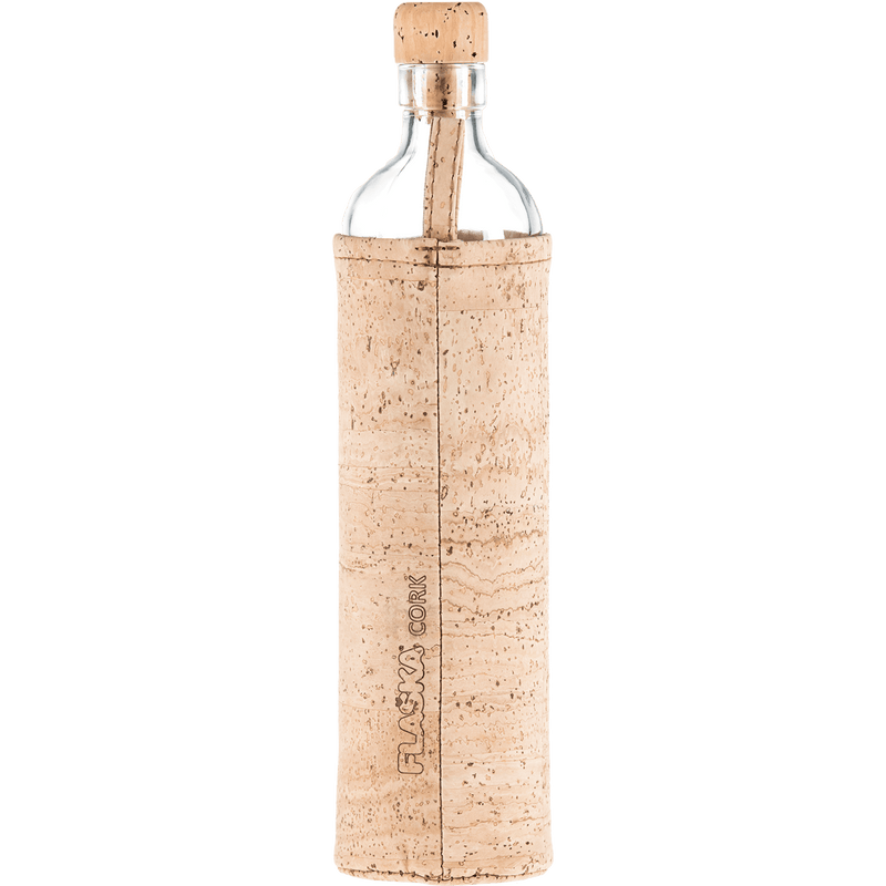 Botella de Vidrio con funda de Corcho - EMOTO PEACE PROJECT - Amoreco