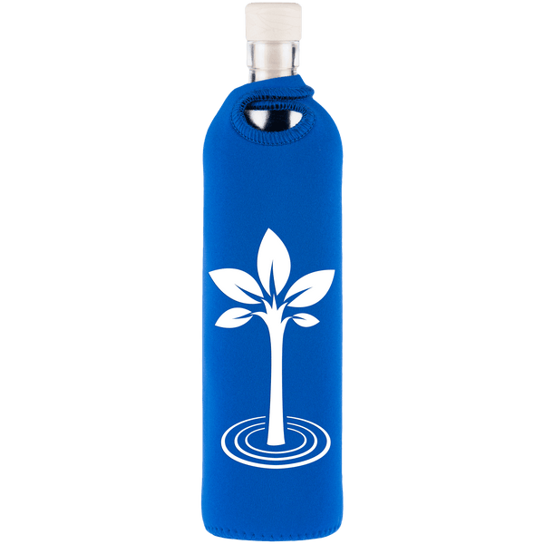 Botella de Vidrio con funda de Neopreno - ÁRBOL DE VIDA - Amoreco