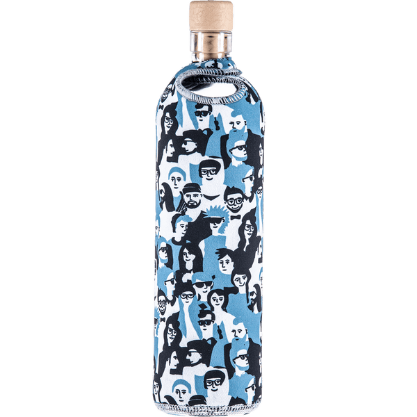 Botella de Vidrio con funda de Neopreno - COMPAÑEROS - Amoreco