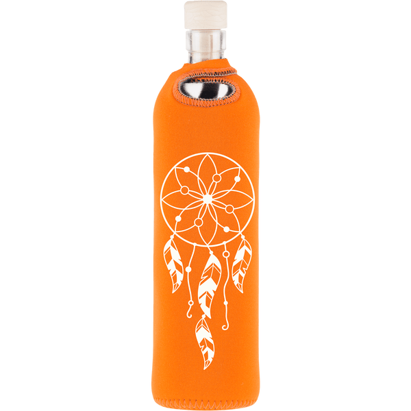 Botella de Vidrio con funda de Neopreno - ATRAPASUEÑOS - Amoreco