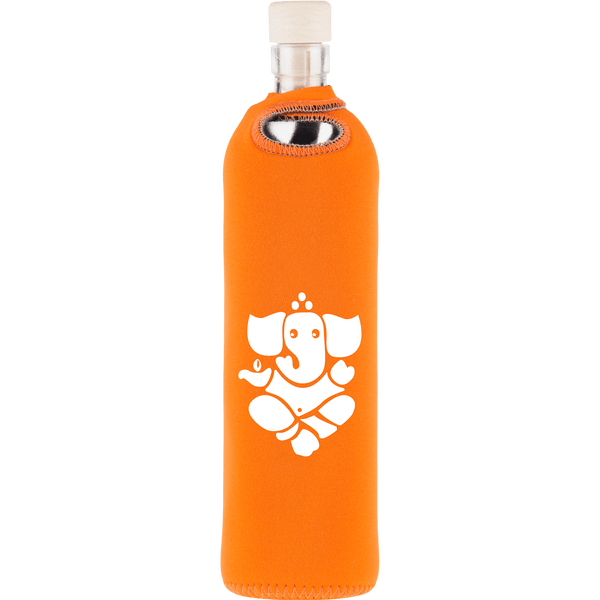 Botella de Vidrio con funda de Neopreno - GANESHA - Amoreco