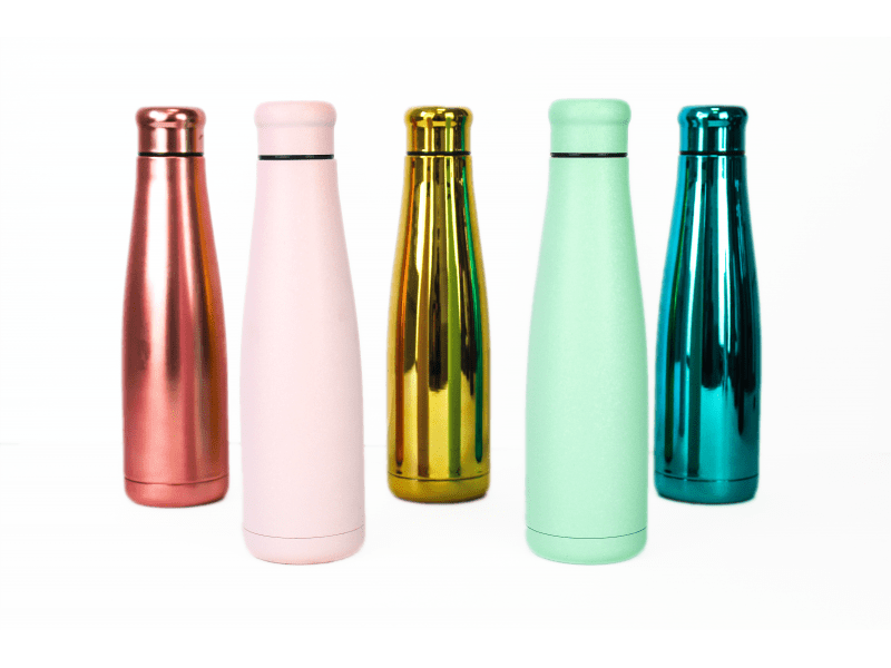 Botella Termo de Acero Inoxidable - YOGA - 550ml - Amoreco
