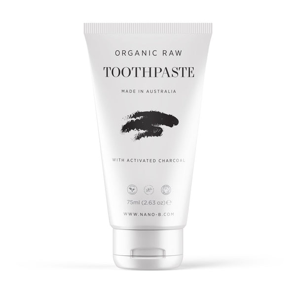 Pasta de Dientes Orgánica CERTIFICADO*  - CARBÓN ACTIVO - 75ml - Amoreco