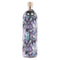 botella reutilizable de vidrio flaska con funda de neopreno diseño plumas de coloress